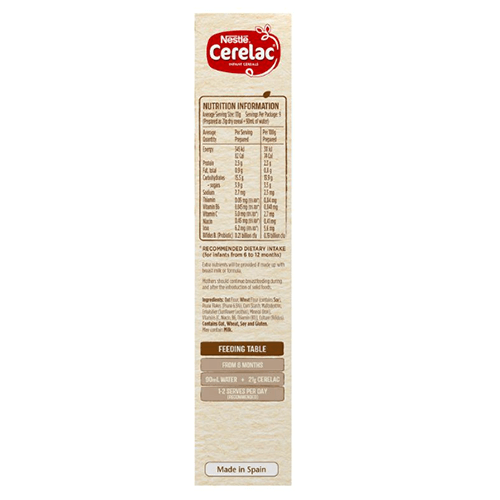 Nestle CERELAC Oats & Wheat with Prune Baby Cereal Stage 2 – 200g