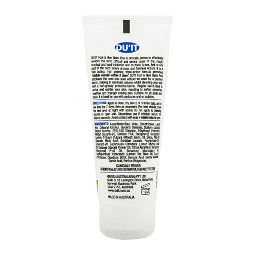 DU'IT Foot & Heel Balm Plus Dry Skin Foot Cream 50g