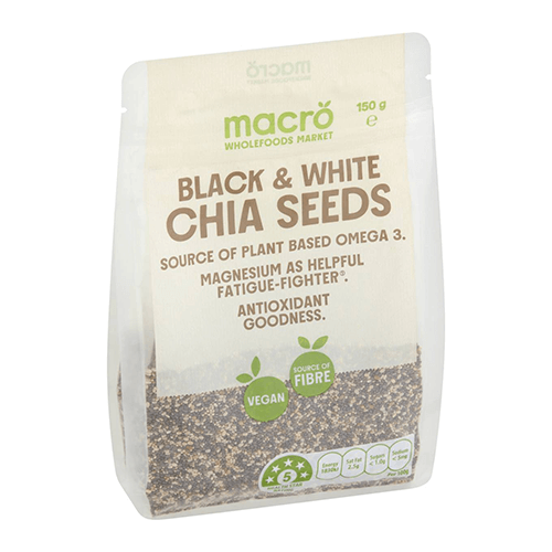 Macro Chia Seed Black & White 150g