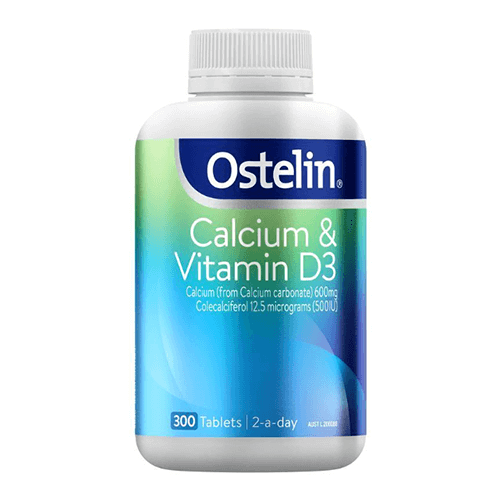 Ostelin Calcium & Vitamin D - D3 for Bone Health + Immune Support - 300 Tablets Exclusive Size