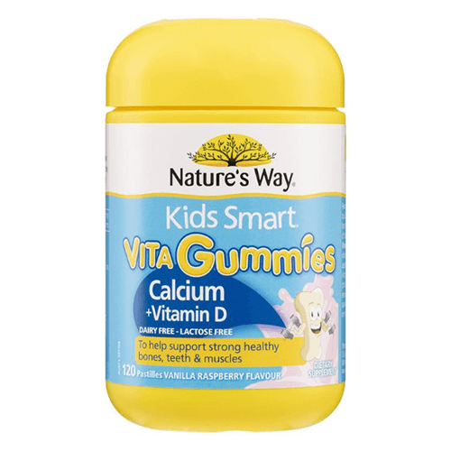 Nature's Way Kids Smart Vita Gummies Calcium + Vit D 120s For Children