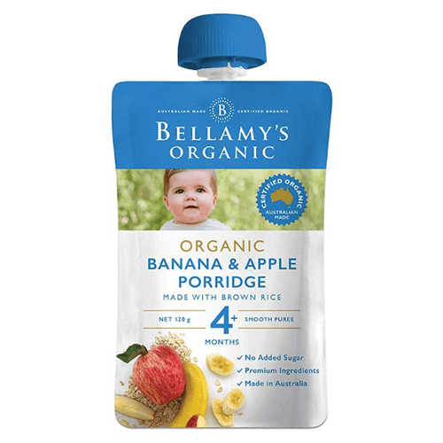Bellamy's Organic Banana Apple Porridge 120g