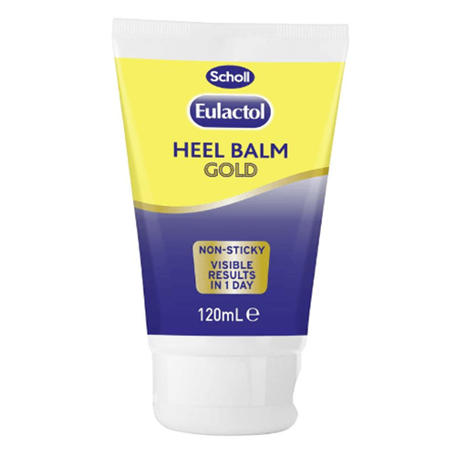 Scholl Eulactol Foot Heel Balm Gold 120ml - Rough Dry or Cracked Skin