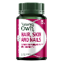 Nature's Own Hair Skin & Nails Tablets with Biotin 50 Tablets